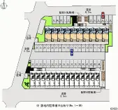 ★手数料０円★吉川市高富１丁目　月極駐車場（LP）